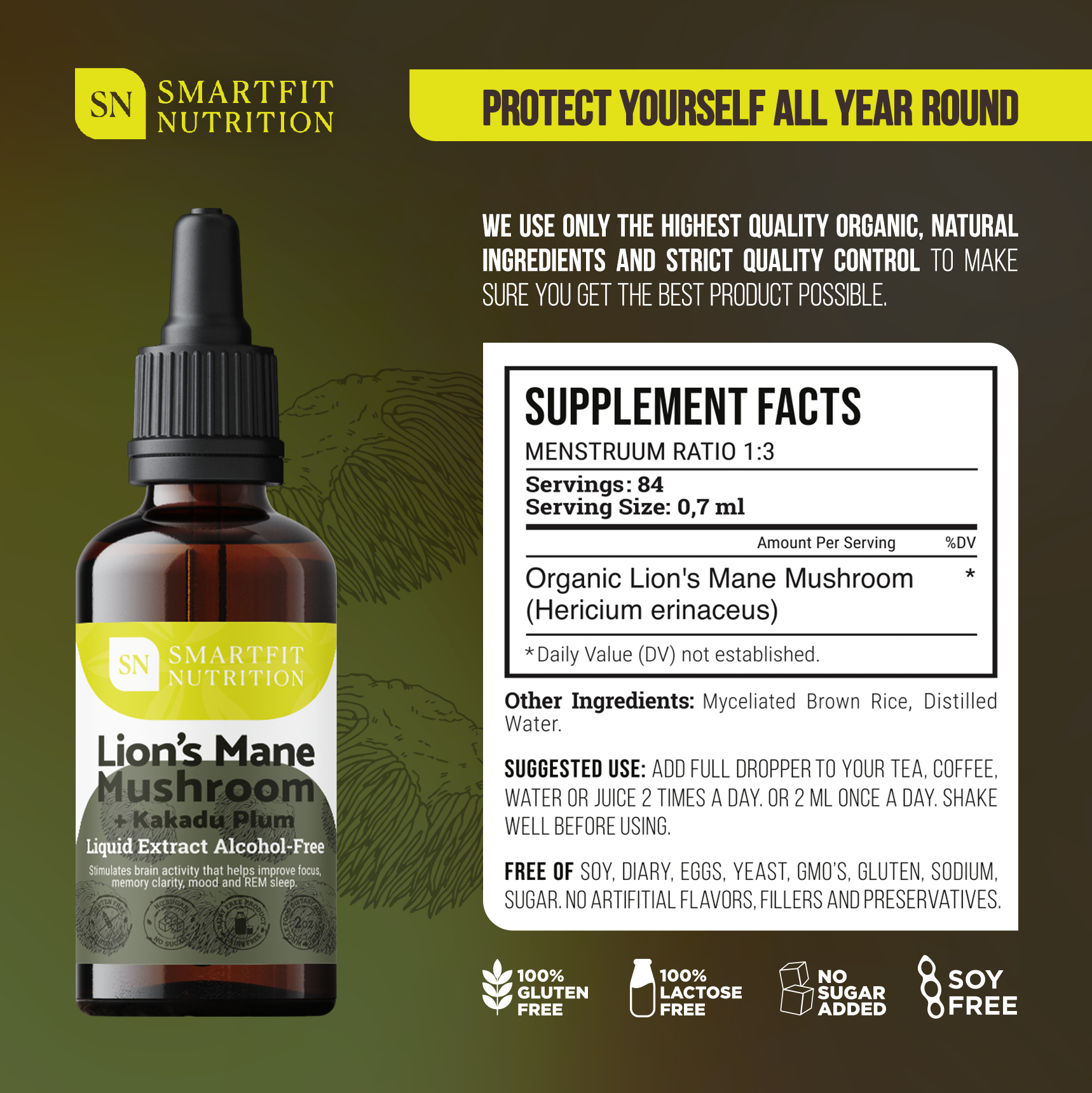 Lion's mane mushroom Lion's mane mushroom